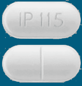 pill image both sides IP 115